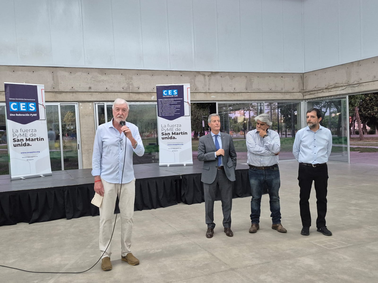 La CES despidió el 2025 en el Parque Yrigoyen